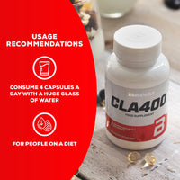 BioTechUSA CLA 400, Conjugated linoleic Acid containing Food Supplement softgel Capsules, 80 softgel Capsules