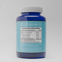 Magnesium 3-in-1 Complex – 1800mg of Glycinate, Citrate & Malate – 384mg Elemental Magnesium – Highly Bioavailable Formula – 90 Vegan Capsules for Muscle Health, Energy & Stress Relief