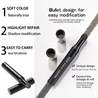 DMQ Root Touch Up Stick, Hair Root Dye, Black Hairline Powder,Quick Cover Grey Hair Root,Waterproof & Long Lasting,Hairline Powder Stick for Women Men