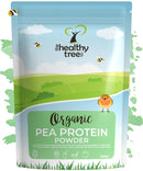 Organic Pea Protein Powder - European Vegan Protein Powder by TheHealthyTree Company for Muscle Growth & Recovery - Non-GMO and Keto - Natural Unflavoured Pea Protein (300g)