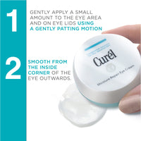 Curel Hydrating Repair Eye Cream for Dry, Sensitive Skin, 25 g