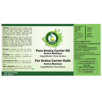 R V Essential Pure Arnica Carrier Oil 10ml (0.338oz)- Arnica Montana (100% Pure and Natural Cold Pressed)