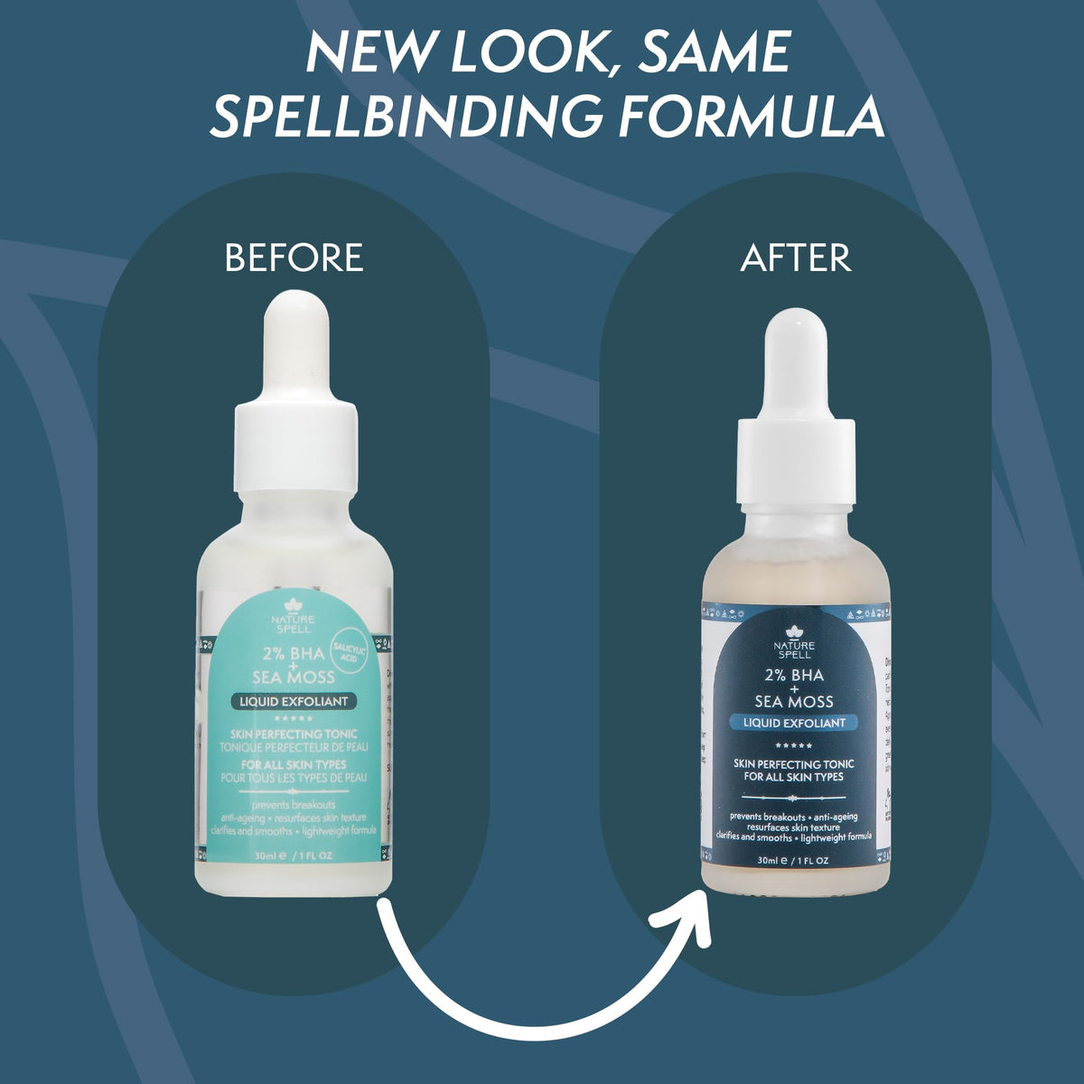 Nature Spell 2% BHA Liquid Exfoliant with Salicylic Acid, Pore Minimising & Breakout Control Treatment, Gentle Chemical Exfoliator for Oily & Blemish-Prone Skin, Vegan Skincare, 30ml
