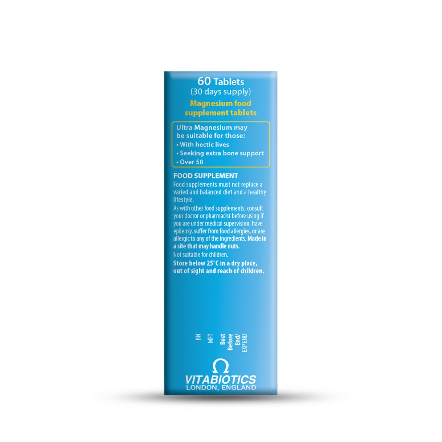 Vitabiotics Ultra Magnesium Supplements Tablets