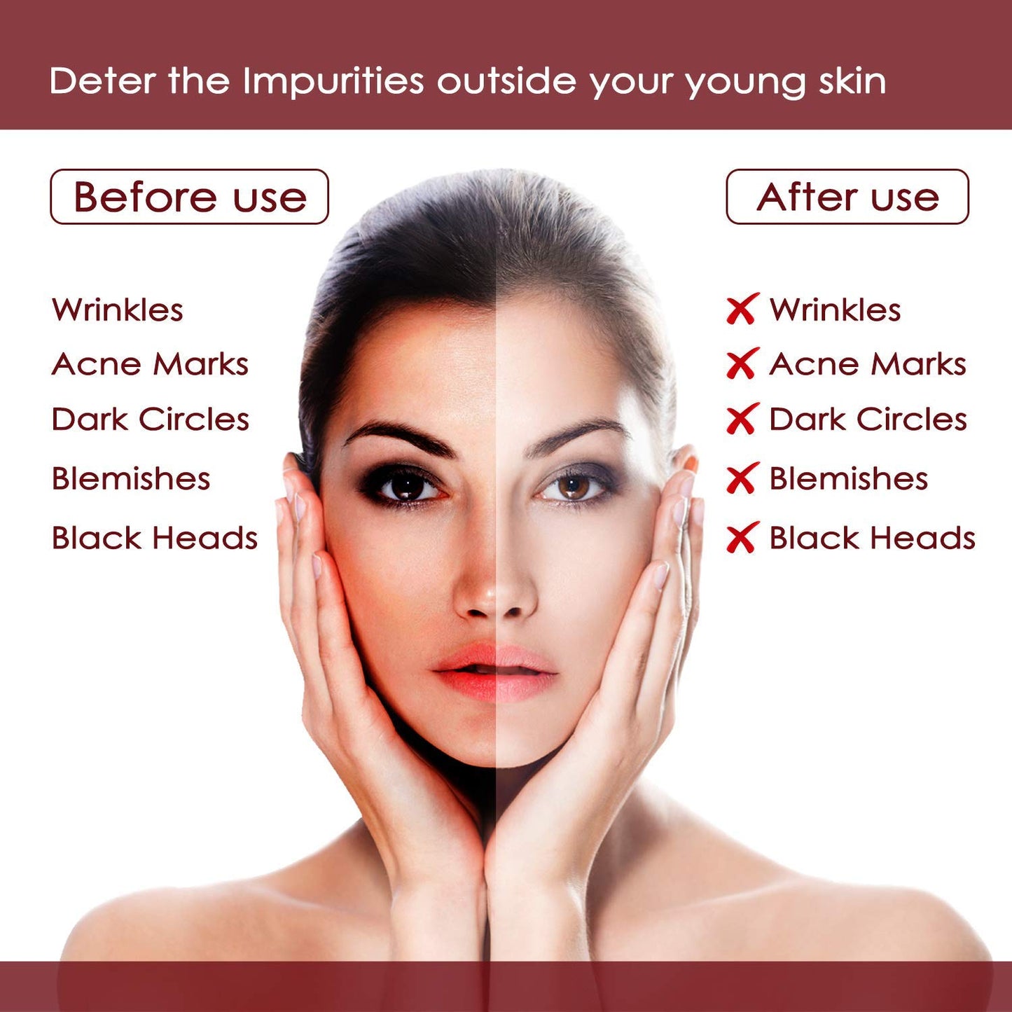 NUTRIGLOW NutriGlow Wine Facial Kit 6-Pieces Skin Care Set with Deep Cleanser, Exfoliating Scrub, Nourishing Gel, Whitening Cream, Mask Pack And Face Serum for Anti Aging Skin Care Kit For Women, 8.5OZ+0.3Oz