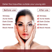 NUTRIGLOW NutriGlow Wine Facial Kit 6-Pieces Skin Care Set with Deep Cleanser, Exfoliating Scrub, Nourishing Gel, Whitening Cream, Mask Pack And Face Serum for Anti Aging Skin Care Kit For Women, 8.5OZ+0.3Oz