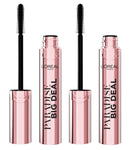 L'Oreal Paris L'Oréal Paris Paradise Big Deal Black Mascara Lash lengthening Volumizing Smudge Proof Intense Look Layerable Buildable Smoothfinity Formula with Cross-Conic Brush - 2 Mascaras