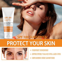 Maggikey SPF 100 Sunscreen - Face Sunscreen - Waterproof Moisturiser With UVB/UVA Protection Sun Cream - Factor 100 Sun Cream Anti Wrinkle Prevent Sunburn 50g