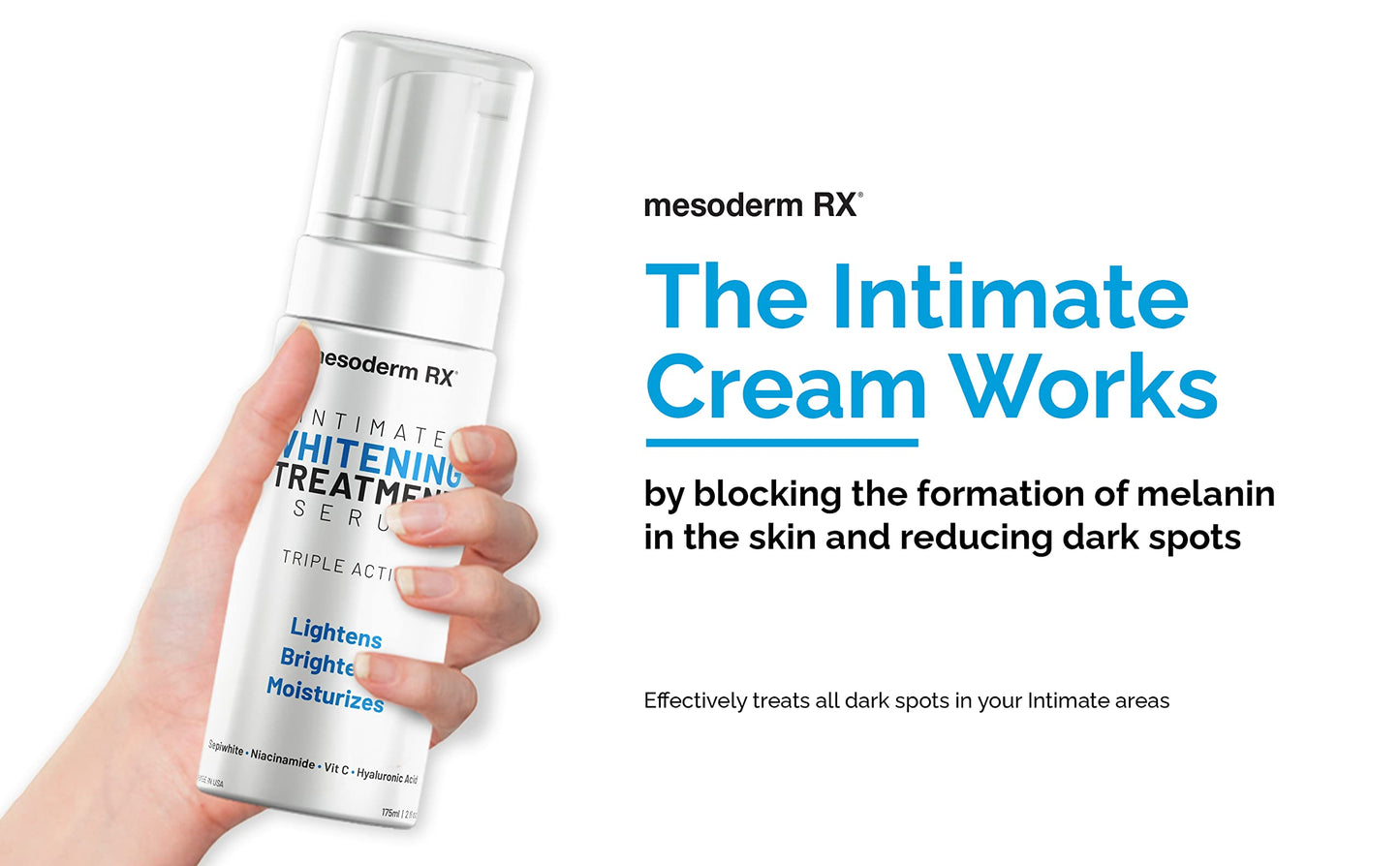 Mesoderm RX Intimate Dark Spot Corrector, 50ml