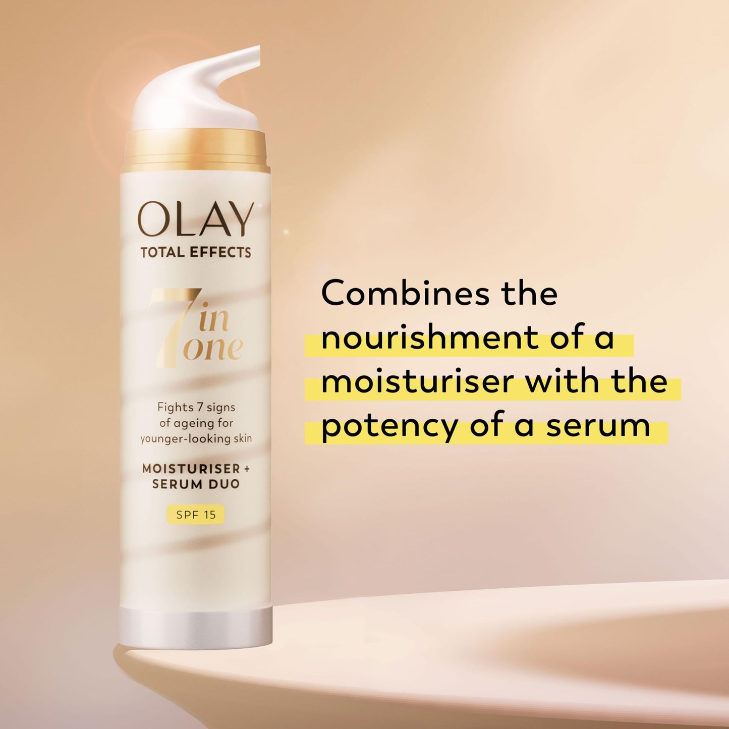Olay Total Effects AntiAgeing Moisturiser And Serum Duo SPF 20, 40 ml