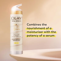 Olay Total Effects AntiAgeing Moisturiser And Serum Duo SPF 20, 40 ml