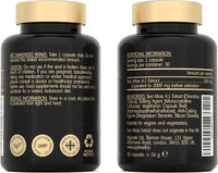 Sea Moss Capsules High Strength - Wildcrafted Irish Sea Moss Tablets - 30 Capsules One a Day - 2000mg Sea Moss Capsule - North Atlantic Seamoss Supplement - Vegan & UK Made