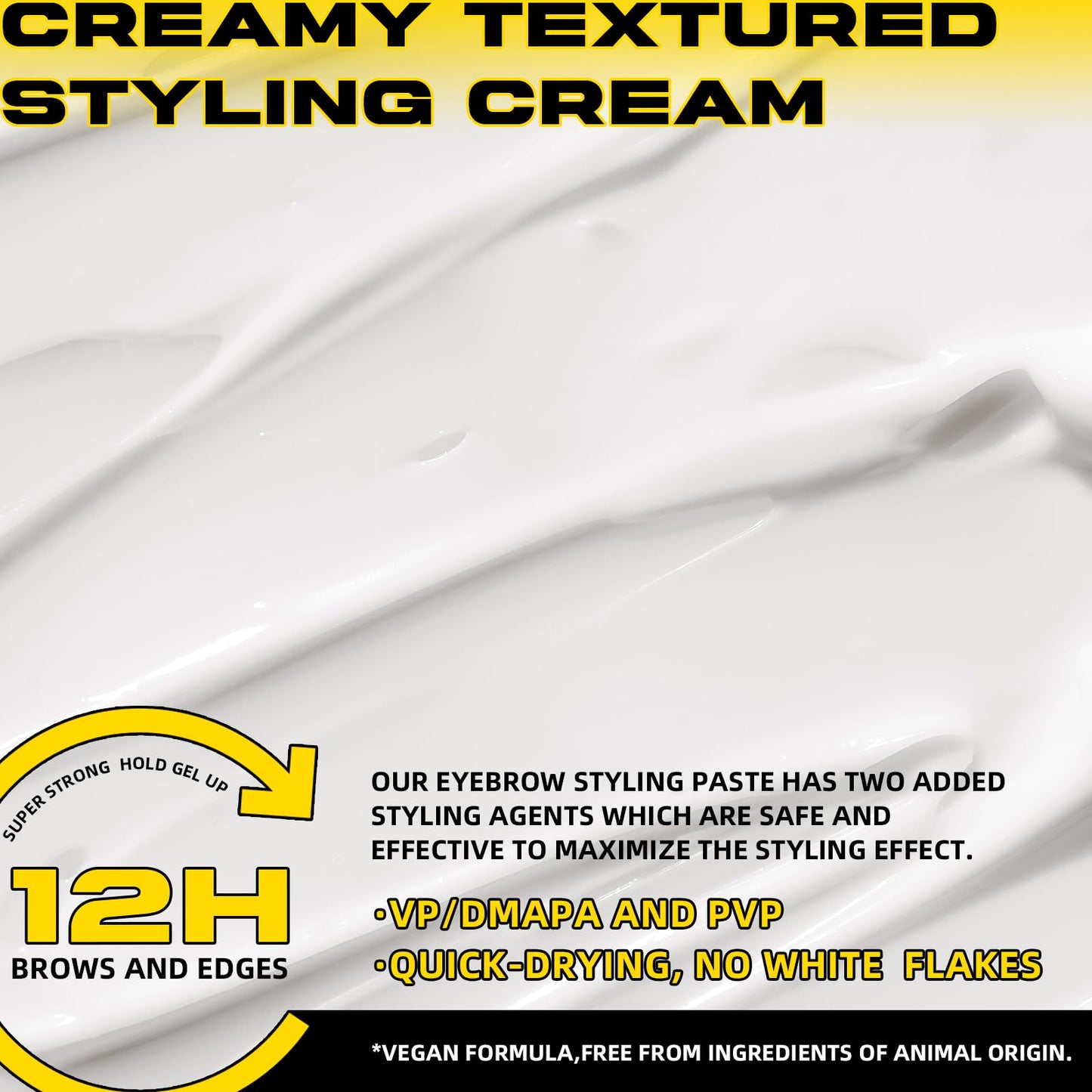 Eyebrows Styling Spiking Glue – Long-Lasting Glue for Brows & Edges 2 in 1 Eyebrow Gel, Strong Hold for Fluffy & Defined Brows, Eye Brow Setting Gel 10ml