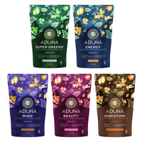 Aduna Advanced Superfood Digestion Blend | 100% Organic Powder for Smoothies/Juices & Yoghurt | 250g Resealable and Recyclable Pack