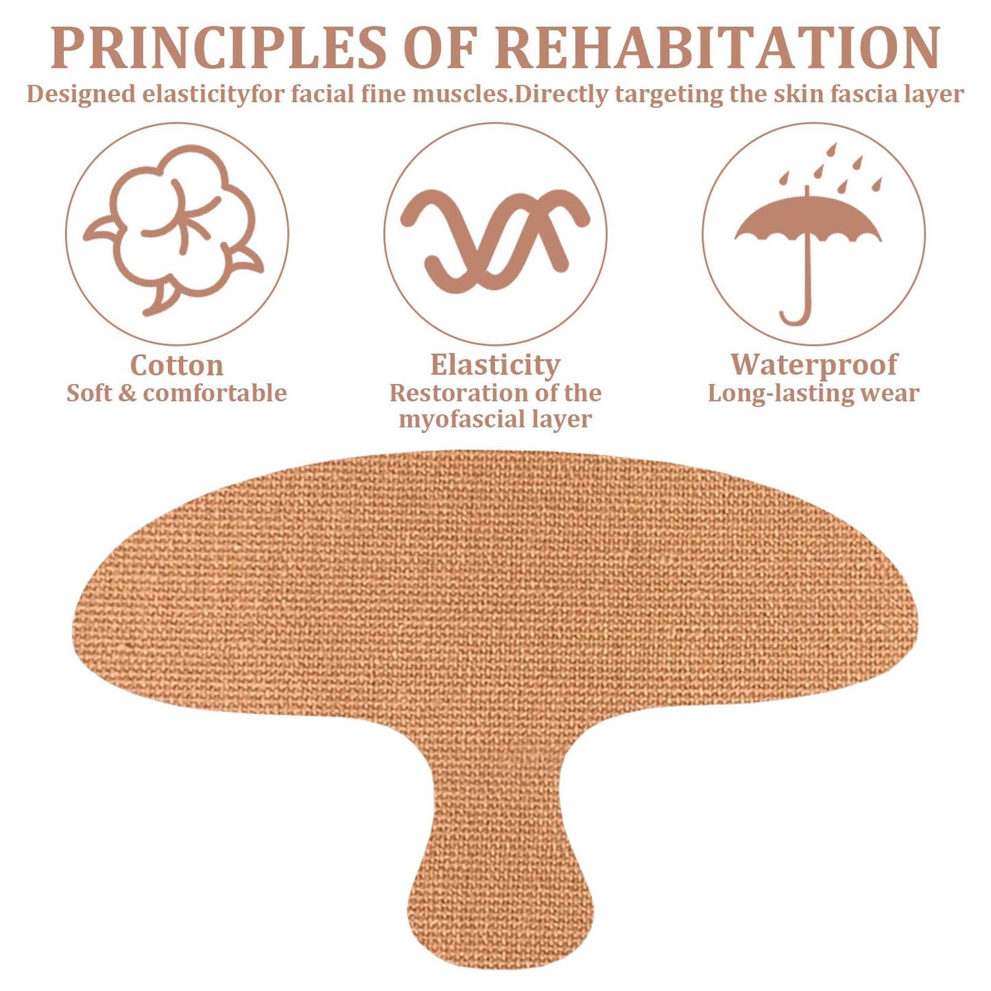 MADGININE 10 Pieces Forehead Wrinkle Patches,Wrinkle Patches High Elasticity Japanese Face Tape Moisturizing Face Tape Available for Both Men and Women Suitable for Forehead and Facial Wrinkles