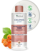 Celenes By Sweden Celenes by Sweden Cloudberry Glycolic Acid Hydrating Toner, 200 mL - with Vitamin C & Niacinamide - Soothing & Brightening Care - for Sensitive & Dry Skin - Paraben/Alcohol Free