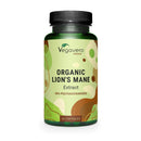 Vegavero Organic Lions Mane 10,000 mg | NO Additives | 20:1 High Strength Mushroom Extract (Not Powder) | 50% Polysaccharides | Focus Supplement | Vegan