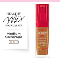 Bourjois Healthy Mix Anti-Fatigue Medium coverage Liquid Foundation 61 Golden, 30ml