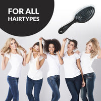 marQus Detangle Hair Brush women and men, Exclusive Ultra-soft bending Bristles and Body - Glide Through Tangles With Ease For All Hair Types - Women, Men, Wet And Dry Hair, 1pcs Turquoise Brush