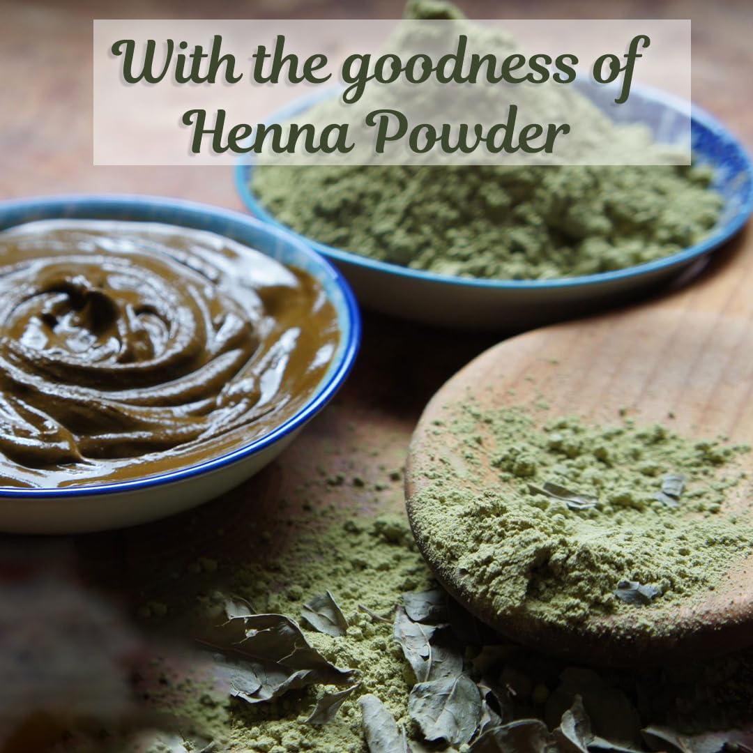 minature mi nature Henna Powder (Lawsonia inermis) | Natural Hair Color| Mehandi Powder for Hair | from Rajasthan| Presevative Free | 454gm (16.01 Oz) hair dye |pure and natural | no preservative