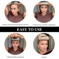 ExcellaElite Heatless Overnight Blowout Rods 3 Pack Heatless Curling Rod, Jumbo Flexi Rods for Hair, Heatless Rods, Blow out Rods - No Heat Curls to Sleep for Curl Rods, Women Long Hair Styling Tools, Black