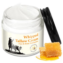 Datival Beef Tallow for Skin, Tallow Face Moisturizer, Tallow and Honey Balm, Organic Grass-Fed Whipped Beef Tallow and Honey Cream, Deeply Moisturizing for Face & Body, Suitable for Dry & Aging Skin, 60g