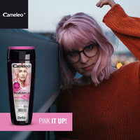 Cameleo - Pink Hair Toner with Rose Water, NO Yellow Shades, Tones, Semi Permanent Hair Dye - Blonde, Grey Hair - Colour & Care - Paraben Free | 200ml