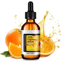 Generic Vitamin C Serum for Face Hyaluronic Acid Powerful 20% Vit C Serum for Dark Spots, Wrinkles & Fine Lines Anti Aging, Collagen Boosting & Skin Brightening Facial Serum Skin Care Women/Men 60ml