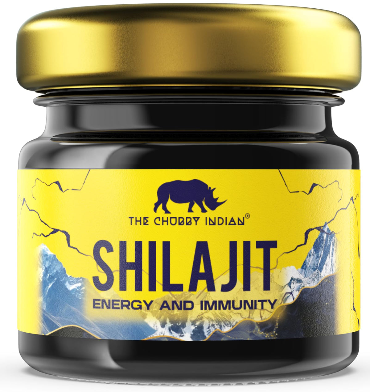 The Chubby Indian® Pure Shilajit Resin 30g - Gold Grade Himalayan Shilajit for Men & Women - Rich in Fulvic & Humic Acid, 85+ Trace Minerals - Supports Natural Energy, Immunity & Metabolism, Vegan
