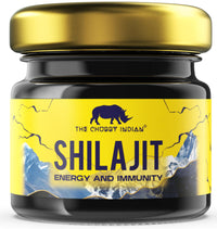 The Chubby Indian® Pure Shilajit Resin 30g - Gold Grade Himalayan Shilajit for Men & Women - Rich in Fulvic & Humic Acid, 85+ Trace Minerals - Supports Natural Energy, Immunity & Metabolism, Vegan