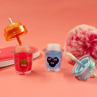 Tinc Scented Sparkly Lip Gloss - Ice Design - Delicious Scents: Strawberry and Blueberry - Lip Moisturising - Gift Idea - 2 in Pack