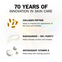 Olay Collagen Peptide Face Moisturiser Day Cream, Skincare with Niacinamide 99% Purity and Antioxidant Vitamin E, Advanced Anti Ageing Skin Care: Strengthens, Restores, Hydrates, 50ml