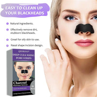 QEEROYO Nose Strips, Nose Strips Blackhead, 50 pcs Pore Strips, Blackhead Pore Strips, Pore Strips for Blackheads, Deep Cleansing Nose Strips, Deep Cleansing Nose Pore Strips for Madam Blackheads Removal