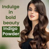 Herbal Magic's Organic USDA Indigo Powder for Hair, Herbal Hair Dye, Natural Hair Mask/Color - Free from Fillers & Preservatives -200g