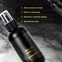 AuraAnge Men's Sea Salt Liquid for Hair - Volumizing, Texturizing, & Non-Greasy - Ideal for All Hair Types - 150ml