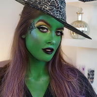 Mysense Green Face Body Hair Paint Stick,Water Based Washable Temporary Hair Paint,Non-toxic Hypoallergenic Cream Body Paint for Adults and Children Halloween Cosplay Camo Witch Makeup,0.5oz(15g)