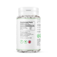 Inositol with Chromium & Folate 1000mg Vegan Capsules -120 Days Supply 4 Months - Vitamin b8 Vegan High Strength - UK Manufactured