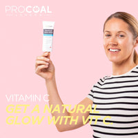 Glycolic Face Wash with Vitamin C by Procoal – Purifies, Cleanses and Resurfaces Complexion, Cruelty-Free, Made in UK