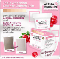 RKS BEAUTY PRODUCTS Thailand Alpha 3 plus Arbutin Collagen Cream 100ml