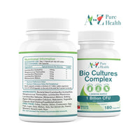 Premium Bio Cultures Complex 180 Capsules (6 Month’s Supply) | High Strength Probiotic | Vegan Multi Strain Probiotic | Lactobacillus Acidophilus & Bifidobacterium | Supports Digestive Health