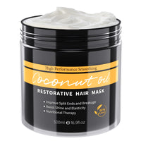 Ingbear Hair Mask for Dry Damaged Hair, Deep Conditioning Treatment with Coconut Oil & Keratin, Moisturising Hair Repair Mask for Coloured, Curly, Frizzy & Bleached Hair, 500ml