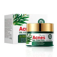 ISBEAUSOLS Tea Tree Acne Cream 50g - Spot Cream for Acne & Pimple - Dark Spot Remover for Face - Blackhead Remover Cream - Skin Care Face Cream for Women - Oil Control, Soothing and Moisturizing Pimple Cream