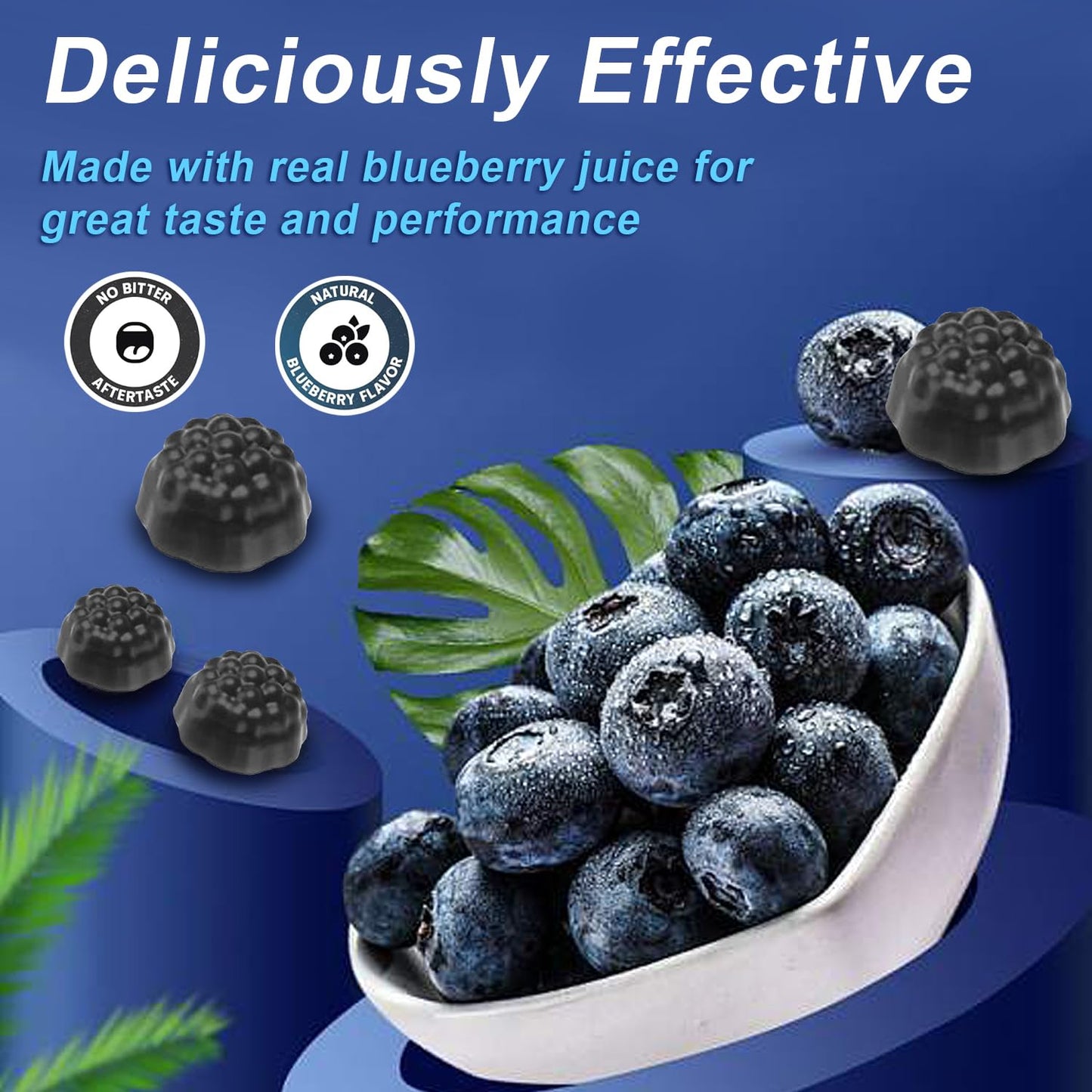 Unerder Magnesium Glycinate Gummies - 400mg High Absorption Formula for Sleep, Stress Relief & Muscle Health - Mixed Berry Flavor, Non-GMO, 60-Day Supply for Adults