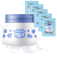 TBeautfave Milk Face Moisturizer For Women, Natural Milk Moisturising Cream, Milk Hydrating Moisturizing Cream, Anti Aging Face Cream, Face Moisturizer for Nourishing, Smoothing & Hydrating(1PCS+5Bags)