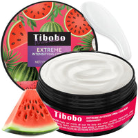 Tibobo Premium Tan Accelerator Cream 100g - For Sunbed Use & Outdoor Sun Tanning Enhancer, Fast Bronzing Gel with Natural Formula, Intensifying Self Tanning Boosting Oil, Long-Lasting Hydrating(Watermelon)