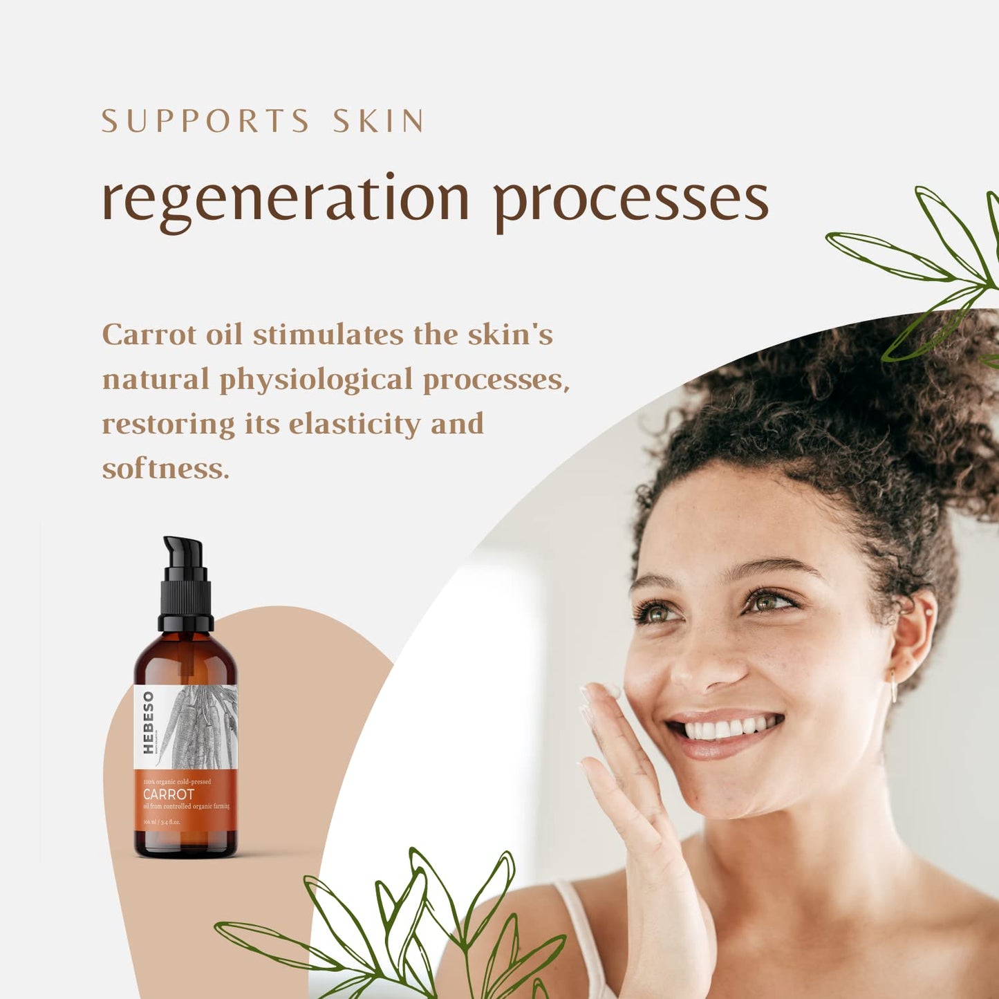 Skin is You Carrot Oil 100% Organic Cold-Pressed 100ml | Visible, Beautiful Tan | Easy To Distribute | Protects Against Harmful UV Rays | Restores Elasticity, Softness And Smoothness