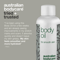 Australian Bodycare Body Oil - Improve the appearance of stretch marks, scars, orange peel skin (cellulite), pigment spots and Uneven Skin Tone? Try Body Oil with Tea Tree Oil for whole body – 80 ml