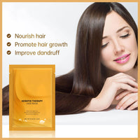 Grospe 10 Pcs Keratin Hair Mask Deep Conditioner Keratin Hair Treatment Mask Instantly Smooth Shiny Deep Nourishing Hair Mask for Dry & Damaged & Frizzy & Colour-Treated Hair