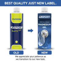 High Absorption Magnesium Gel for Leg Cramps - Muscle Recovery Gel from The Dead Sea for Sore Muscles - Less Itch & Less Sting Than Magnesium Oil