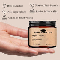 ISBEAUSOLS Magnesium Butter for Sleep - Lavender Body Butter -Soothing Magnesium for Sleep & Relaxation -Body Skin Care with Organic Shea Butter Honey, Self Care Replenishes - Vegan Moisturizer For Body and Face